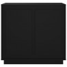 Aparador 80x34x75 cm derivados de madeira preto 5
