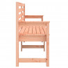 Banco de jardín madera maciza Douglas 159.5x48x91.5 cm 5