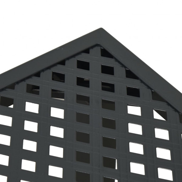 Mesa de jardim 50x50x72 cm aço antracite M 5