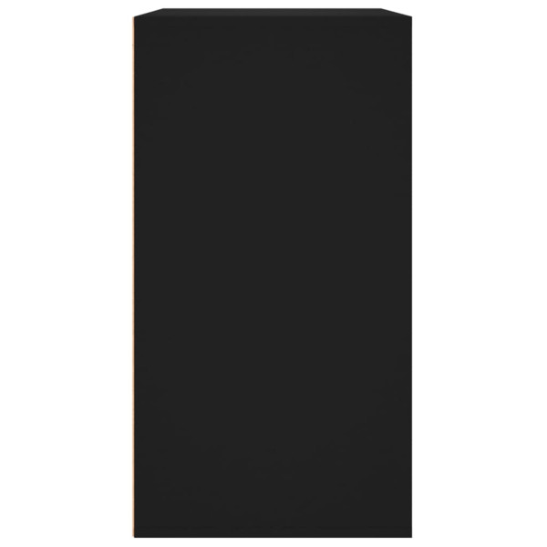 Armário de cosmética 80x40x75 cm derivados de madeira preto M 5