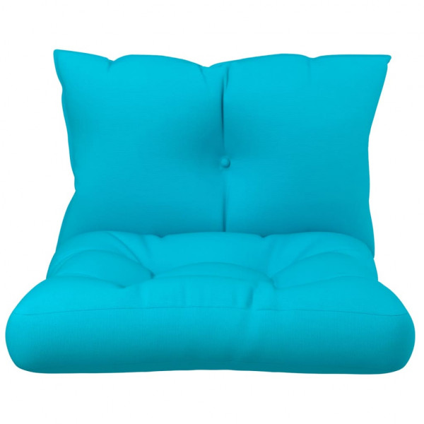 Almofadões p/ móveis de paletes 2 pcs tecido oxford turquesa M 3