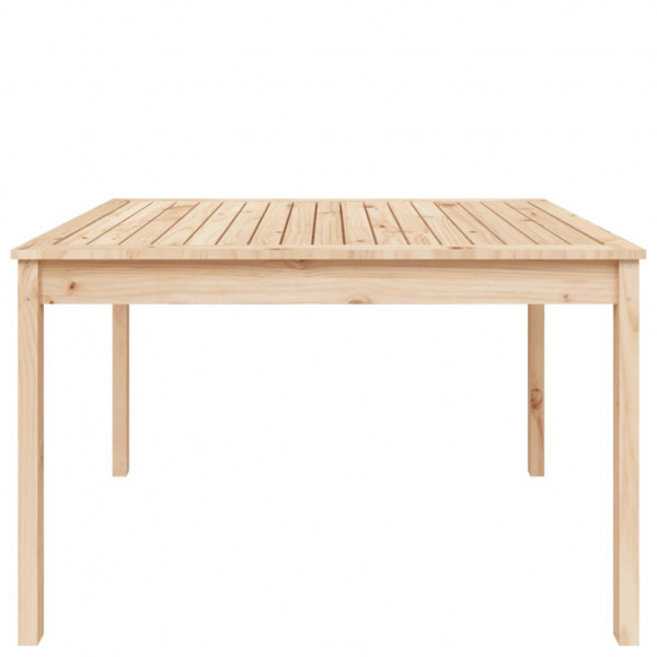 Mesa de jardín madera maciza pino 121x82.5x76 cm M 5