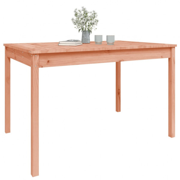 Mesa de jardín madera maciza abeto de Douglas 121x82.5x76 cm M 4