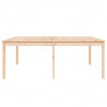 Mesa de jardim 203.5x100x76 cm madeira de pinho maciça 5