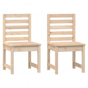 Cadeiras de jardim 2 pcs 50x48x91.5 cm pinho maciço H