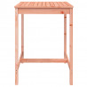 Mesa de jardín madera maciza Douglas 82.5x82.5x110 cm 4