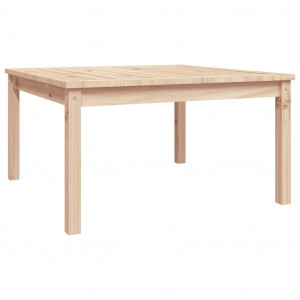 Mesa de jardín madera maciza de pino 82.5x82.5x45 cm H