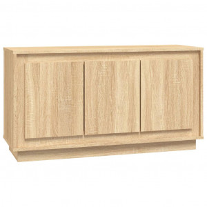 Aparador madera contrachapada roble Sonoma 102x35x55 cm H