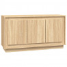 Aparador madera contrachapada roble Sonoma 102x35x55 cm 2