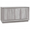 Aparador madera contrachapada gris Sonoma 102x35x55 cm 2