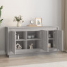 Aparador madera contrachapada gris Sonoma 102x35x55 cm 3