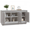 Aparador madera contrachapada gris Sonoma 102x35x55 cm 4