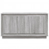 Aparador madera contrachapada gris Sonoma 102x35x55 cm 5
