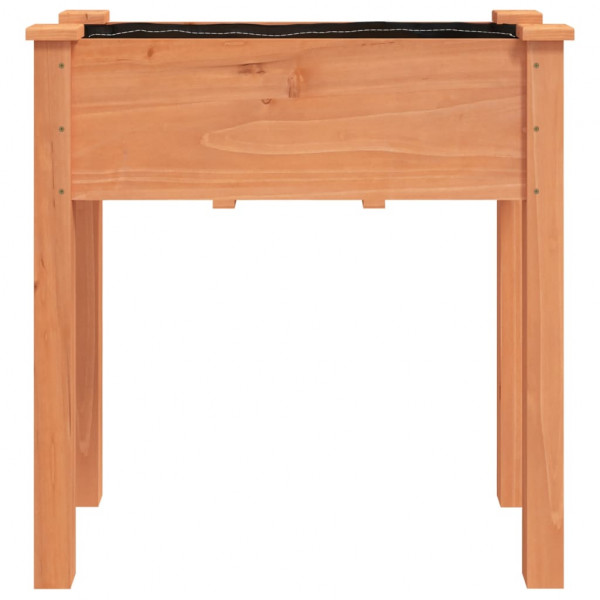 Jardinera con forro interior madera abeto marrón 71x37x76 cm M 4