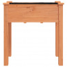 Jardinera con forro interior madera abeto marrón 71x37x76 cm 4