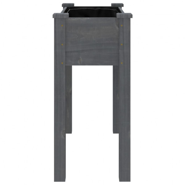 Vaso/floreira c/ forro 71x37x76 cm madeira de abeto maciça M 5