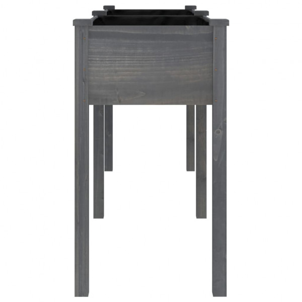 Vaso/floreira c/ forro 161x45x76 cm madeira de abeto maciça M 5