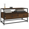 Mueble para TV madera contrachapada roble marrón 80x35x45 cm 4