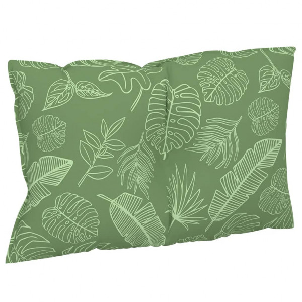 Almofadões p/ móveis paletes 3 pcs tecido oxford padrão folhas M 5