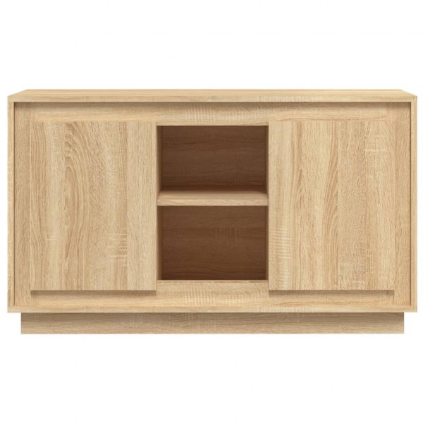 Aparador de madera contrachapada roble Sonoma 102x35x60 cm M 5