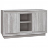 Aparador de madera contrachapada gris Sonoma 102x35x60 cm 2