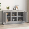 Aparador de madera contrachapada gris Sonoma 102x35x60 cm 3