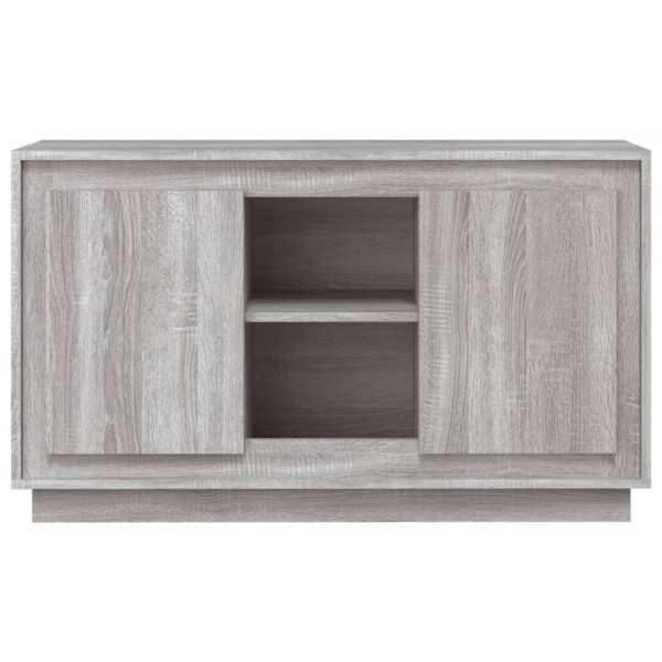 Aparador de madera contrachapada gris Sonoma 102x35x60 cm M 5