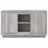Aparador de madera contrachapada gris Sonoma 102x35x60 cm 5
