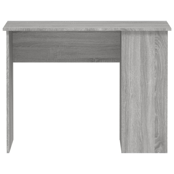 Escritorio de madera contrachapada gris Sonoma 100x55x75 cm M 4