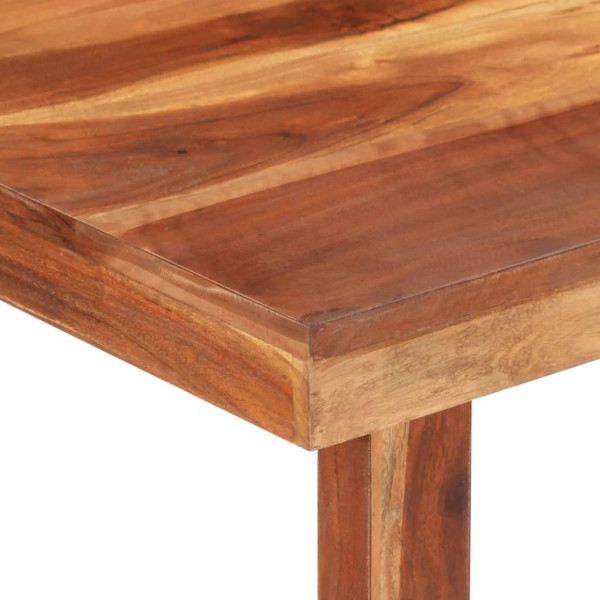 Mesa de comedor madera maciza de acacia 110x50x76 cm M 5
