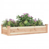 Jardinera arriate con forro madera maciza abeto 120x45x25 cm 3