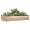 Jardinera arriate con forro madera maciza abeto 120x60x25 cm 3