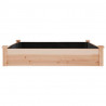 Jardinera arriate con forro madera maciza abeto 120x60x25 cm 5