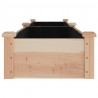 Jardinera arriate con forro madera maciza abeto 240x45x25 cm 5