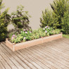 Jardinera arriate con forro madera maciza abeto 240x60x25 cm 1