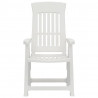 Cadeiras de jardim reclináveis 2 pcs PP branco 4