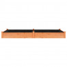 Canteiro elevado c/ forro 240x120x25 cm abeto maciço castanho 4