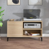 Mueble discos madera contrachapada roble sonoma 84.5x38x48 cm 3