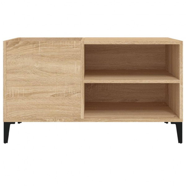 Mueble discos madera contrachapada roble sonoma 84.5x38x48 cm M 5
