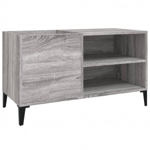 Mueble discos madera contrachapada gris sonoma 84.5x38x48 cm H