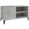 Mueble discos madera contrachapada gris hormigón 84.5x38x48 cm 2