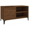 Mueble discos madera contrachapada roble marrón 84.5x38x48 cm 2