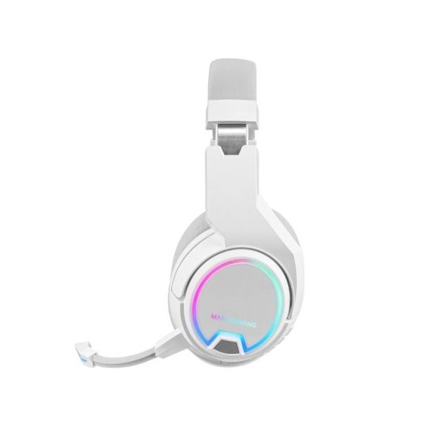 Fones de ouvido para jogos Mars MHW100 brancos M 2