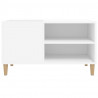 Mueble para discos madera contrachapada blanco 84.5x38x48 cm 5