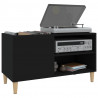 Mueble para discos madera contrachapada negro 84.5x38x48 cm 4