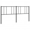 Cabeceira de cama 200 cm metal preto 4
