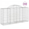 Cestos gabião arqueados 50 pcs 200x50x100/120 ferro galvanizado 2