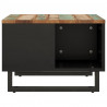 Mesa de centro de madera maciza reciclada 60x50x35 cm 4