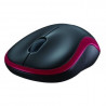 Ratón inalámbrico logitech m185 rojo 3