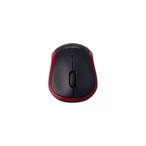 Ratón inalámbrico logitech m185 rojo M 4